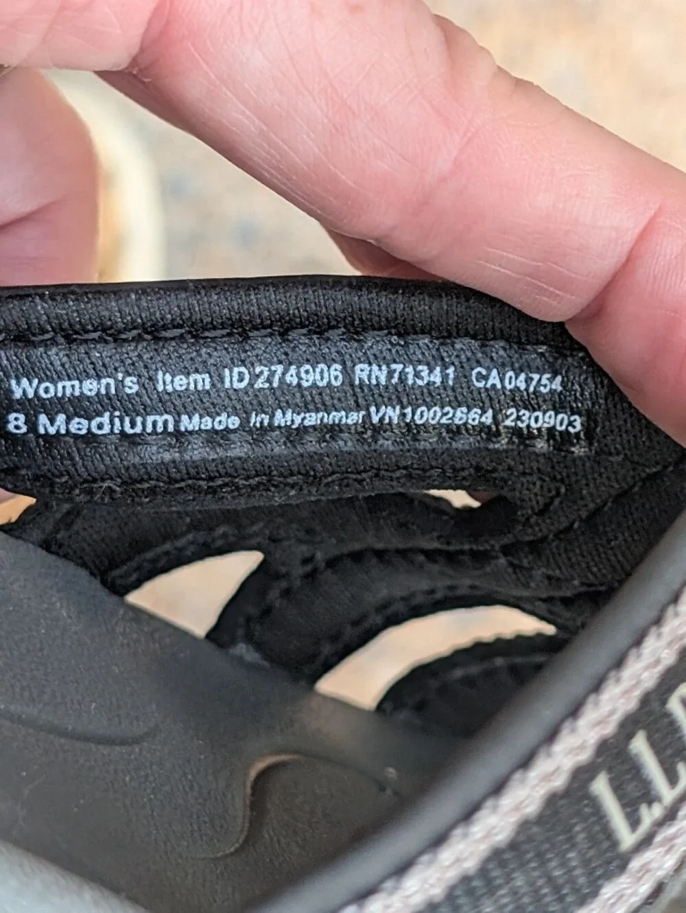 L.L. Bean Womens Boothbay Slides Size 8